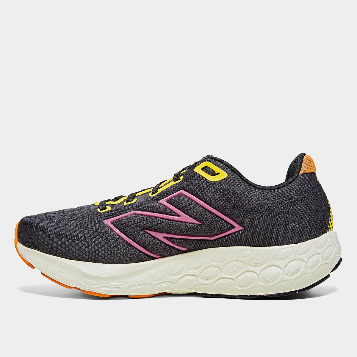 Tênis New Balance Fresh Foam 680 V8 Feminino - Preto+Rosa