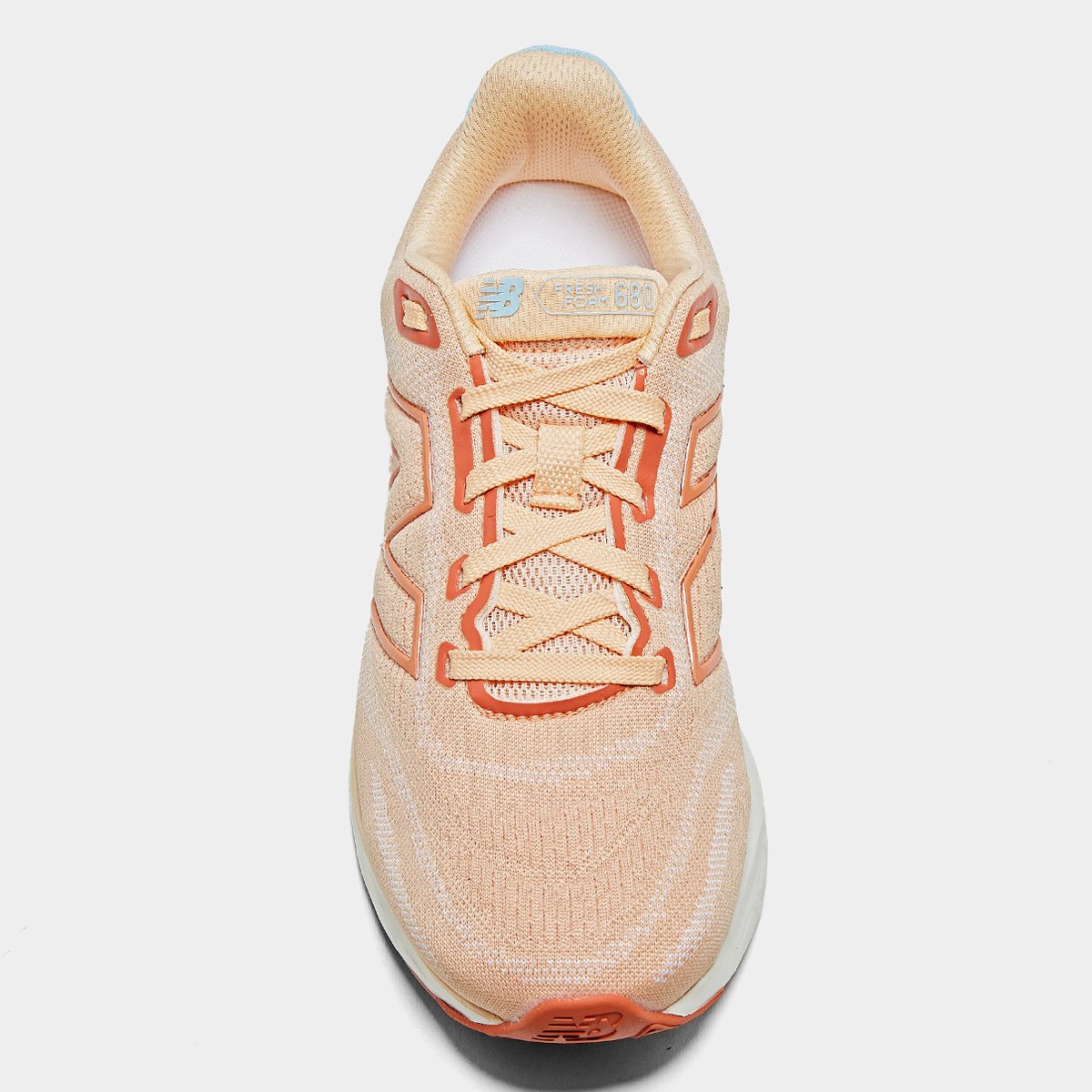 Tênis New Balance Fresh Foam 680 V8 Feminino - Laranja+Azul