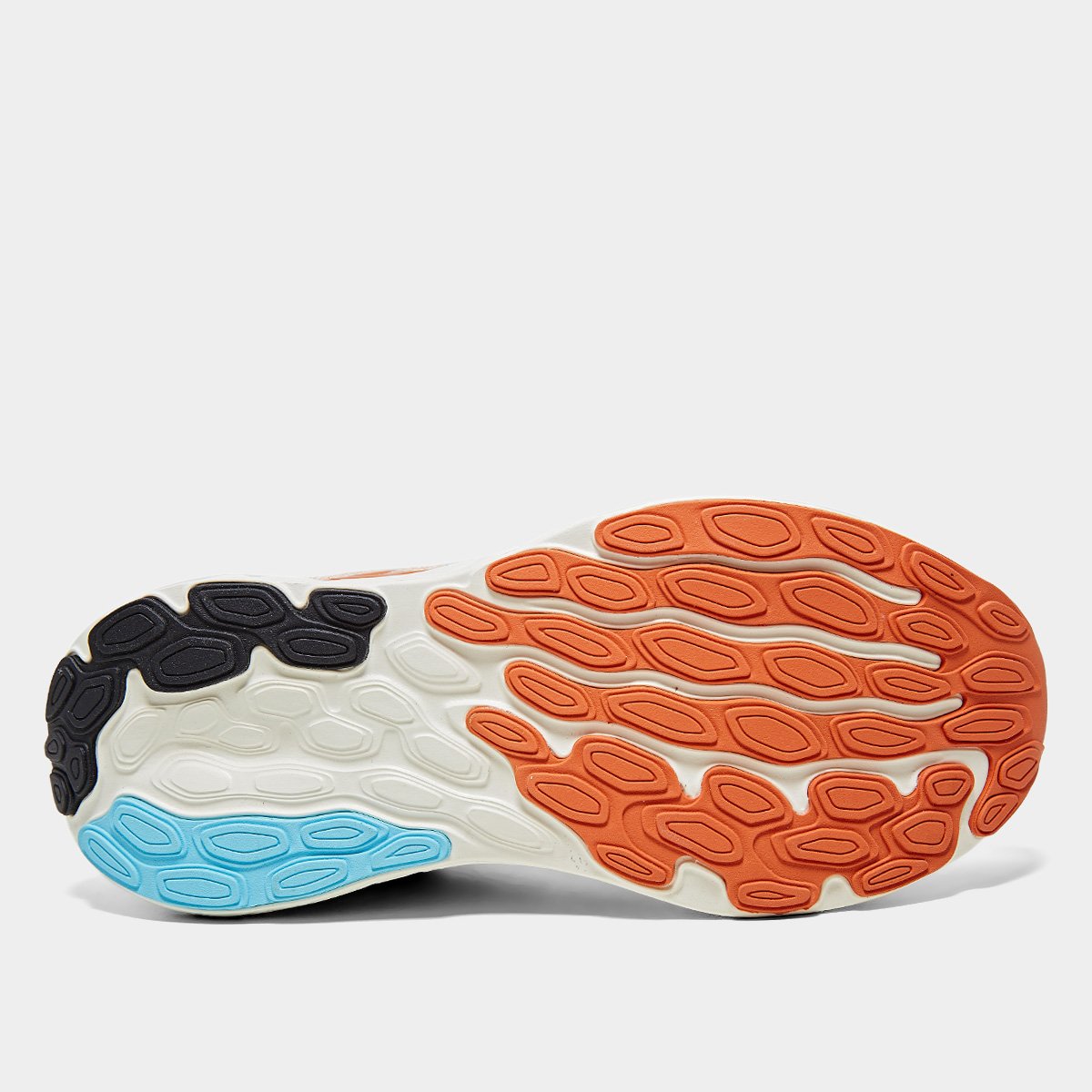 Tênis New Balance Fresh Foam 680 V8 Feminino - Laranja+Azul