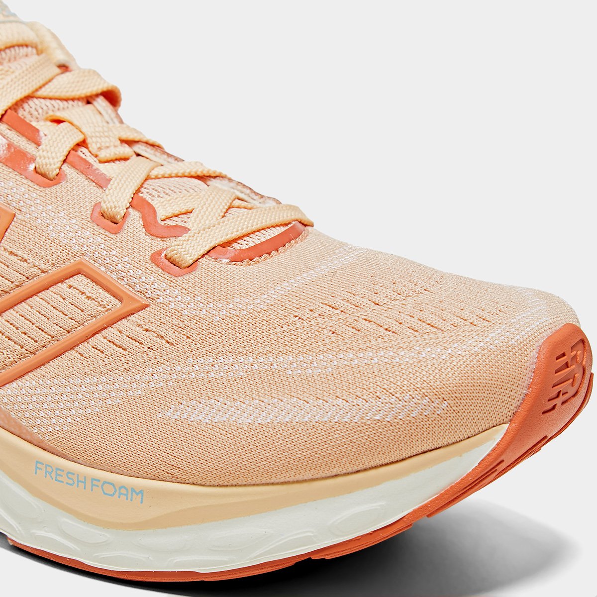 Tênis New Balance Fresh Foam 680 V8 Feminino - Laranja+Azul