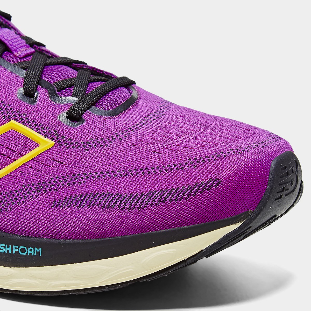 Tênis New Balance Fresh Foam 680 V8 Feminino - Violeta+Amarelo