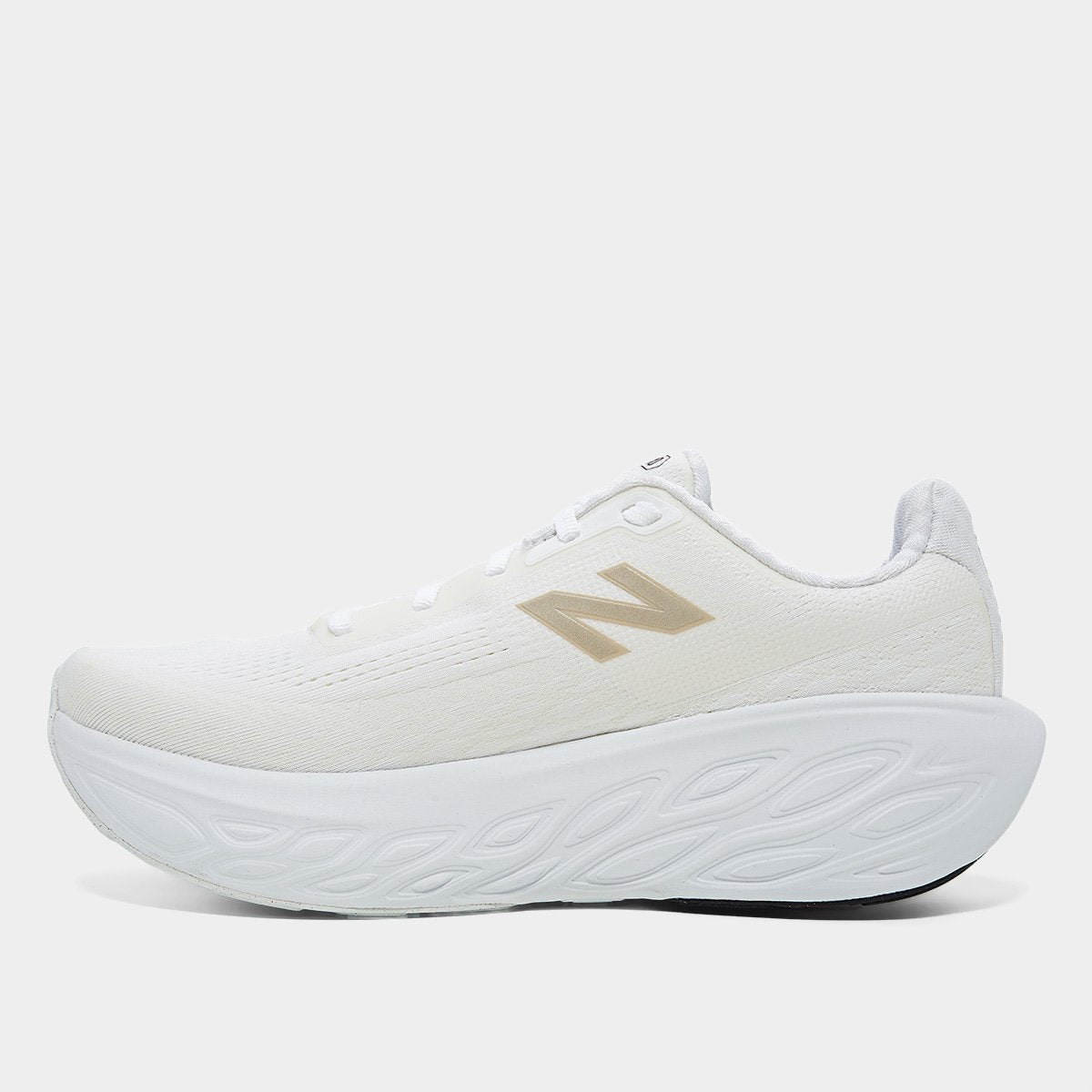 Tênis New Balance Fresh Foam X 1080 V14 Feminino - Off White+Bege