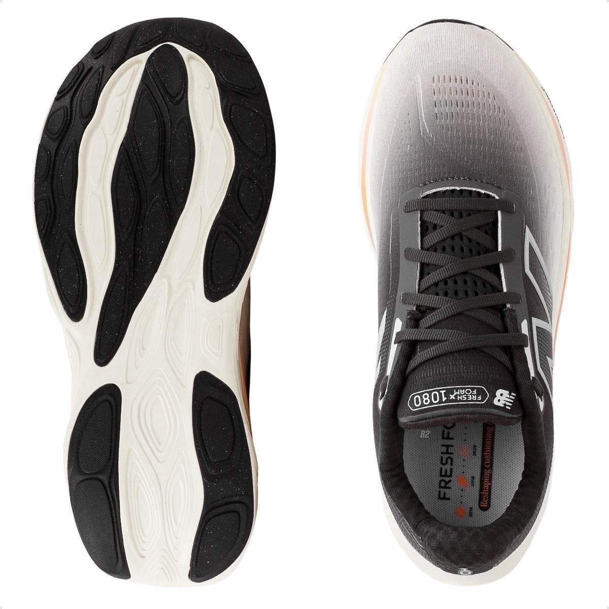 Tênis New Balance 1080 V14 Masculino - Preto+Cinza