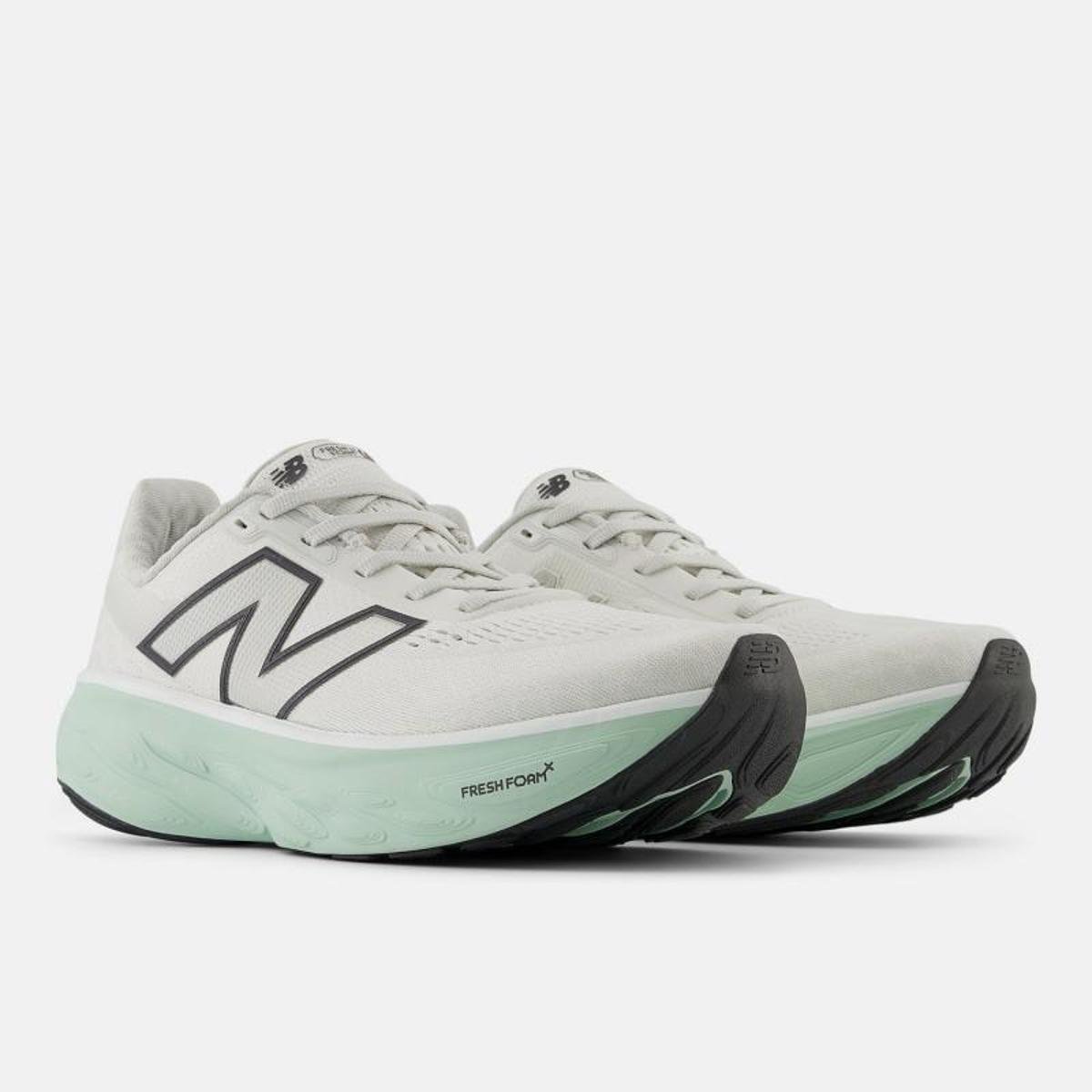 TENIS NEW BALANCE 1080 V14 FEMININO - Cinza Claro + Verde