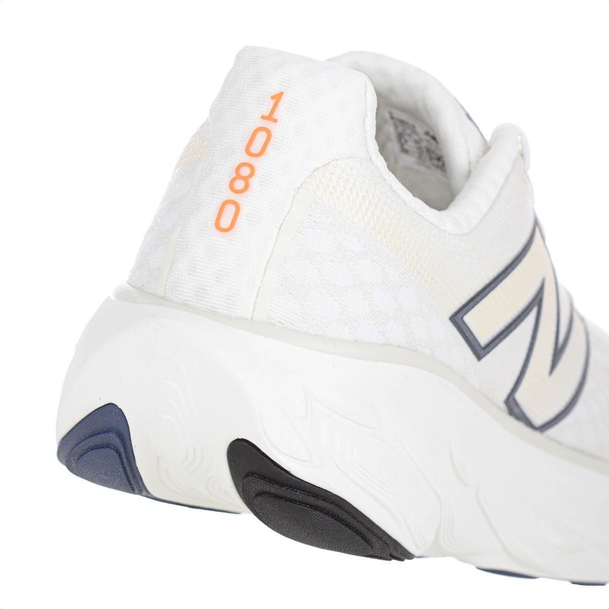Tênis New Balance Fresh Foam X 1080 V14 Off White e Cinza - Masculino - Off White
