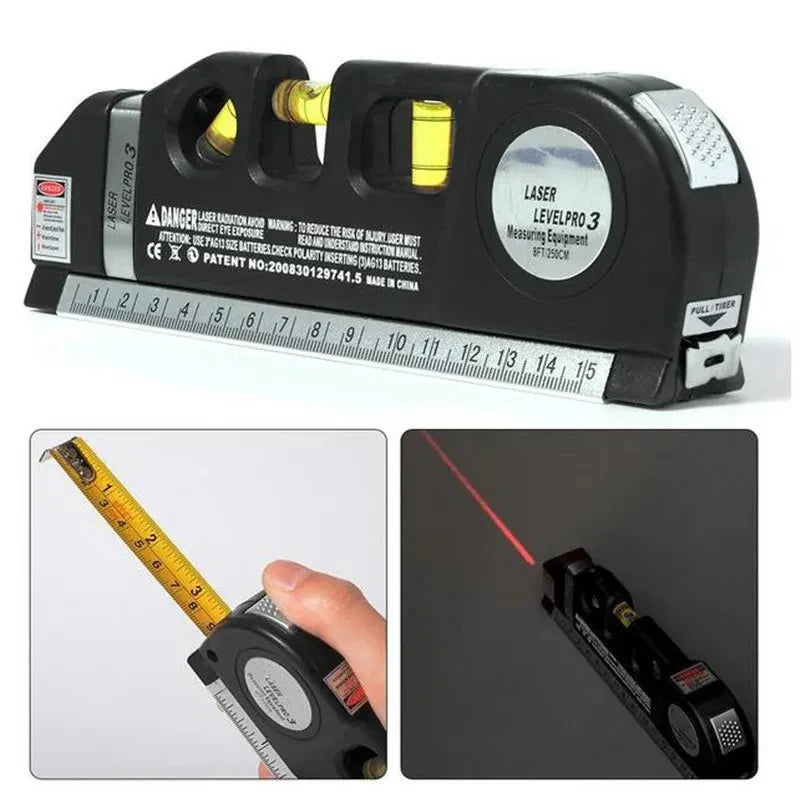 Nível Laser Profissional Trena 4 em 1