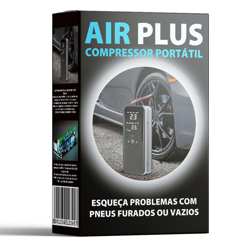 Compressor de Ar Portátil Para Veículos - TurboAir