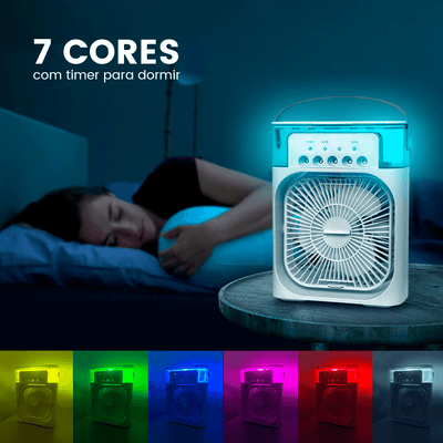 Mini Ar Condicionado Portátil e Compacto - Frost Cooler