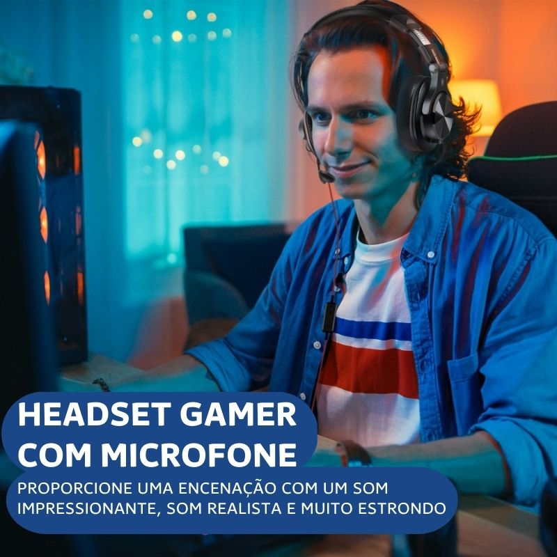 Headset Gamer A71 Com Microfone