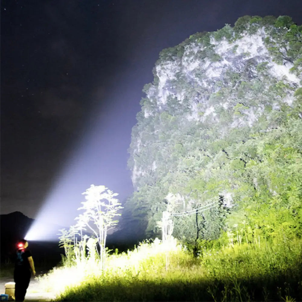 Lanterna de Cabeça Zoom Ultra Potente - Carregamento USB