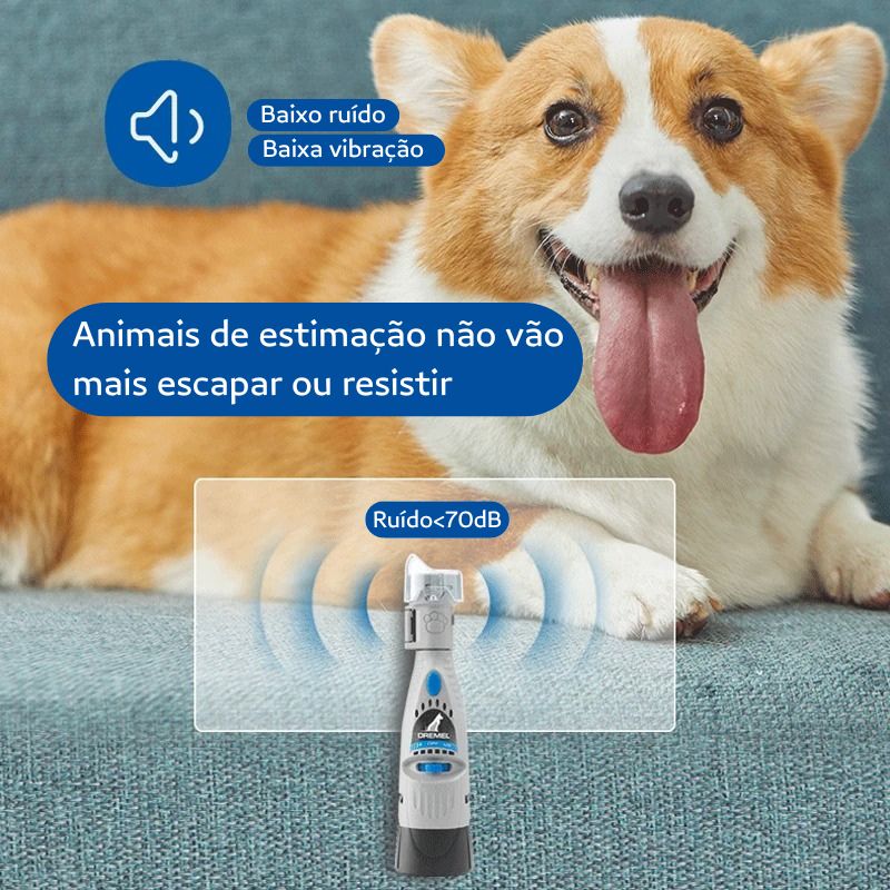 Lixador de Unha Elétrico Para Cachorro Dremel