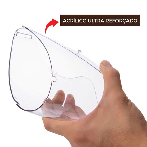 Máscara Protetora Facial Anti Embaçante