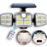 Refletor Led Solar Com 3 Cabeças 800W - SolarFlash