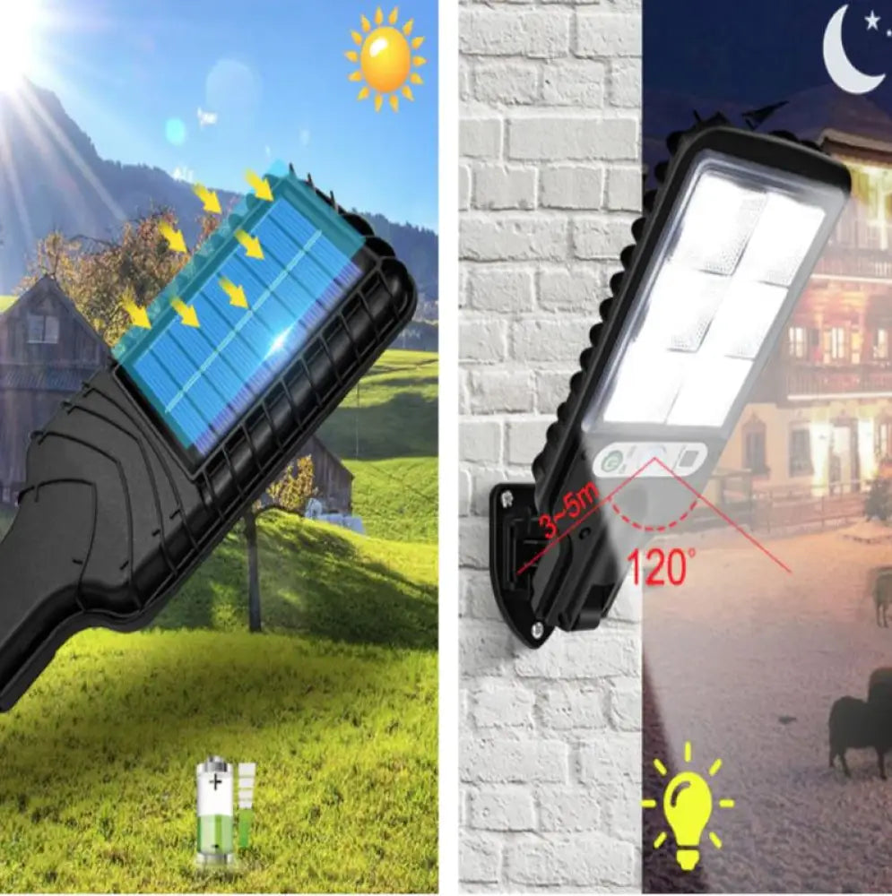 Refletor Solar LED Alto Sustentável - Sensor Automático