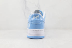 Bape Sta Patent Leather Blue White