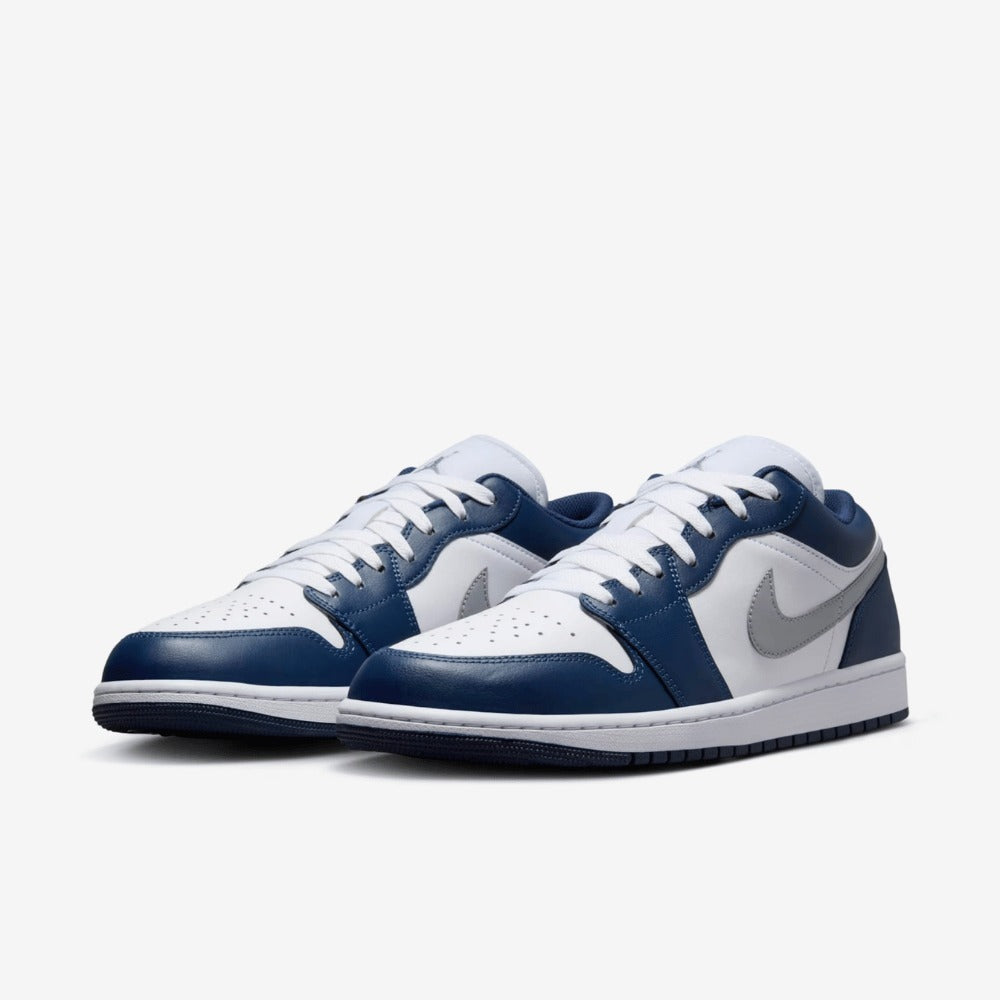 Jordan 1 Low Wolf Grey Midnight Navy