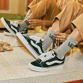 Vans Knu Skool Black White