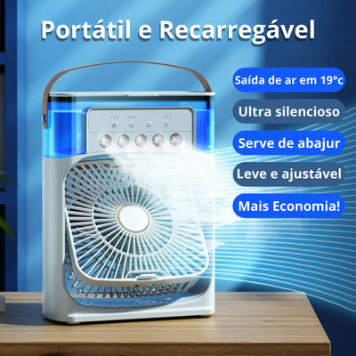 Mini Ar Condicionado Portátil e Compacto - Frost Cooler