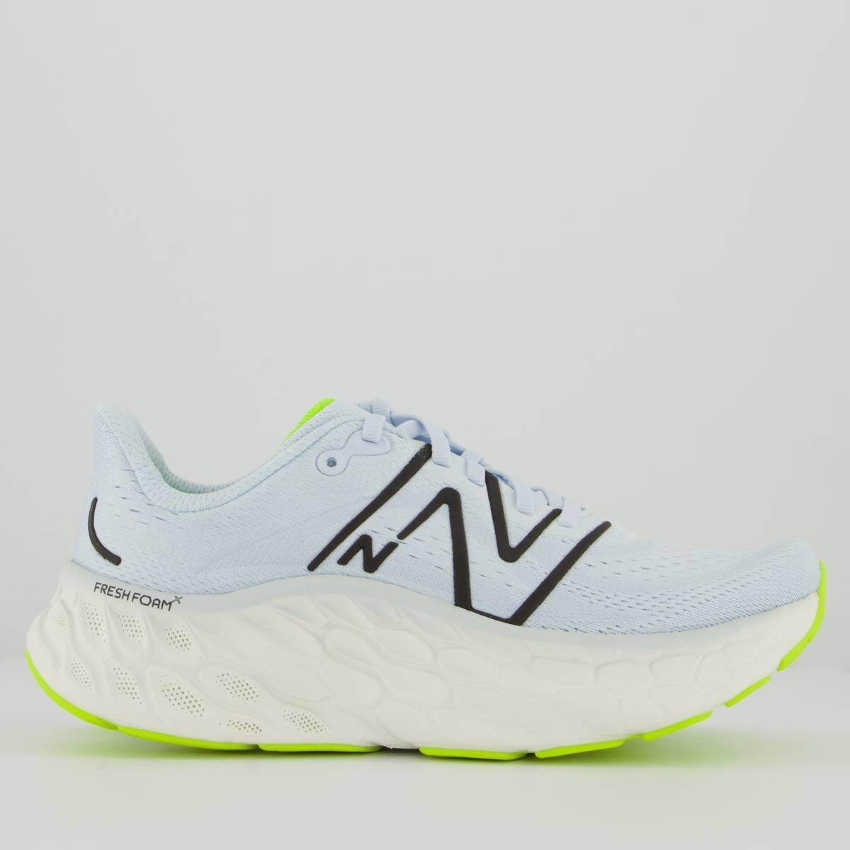 Tênis New Balance Fresh Foam X More V4 Feminino - Azul Claro