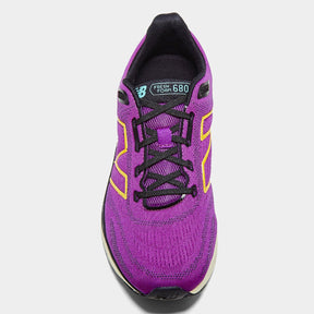 Tênis New Balance Fresh Foam 680 V8 Feminino - Violeta+Amarelo