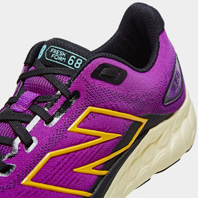 Tênis New Balance Fresh Foam 680 V8 Feminino - Violeta+Amarelo