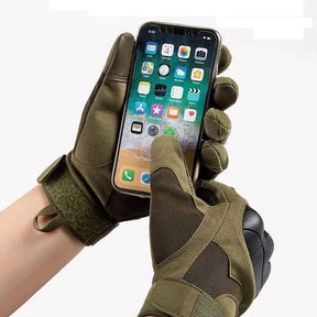 Luvas Táticas Militar Luva de Couro - Steel Hand