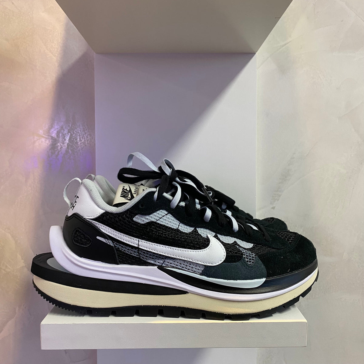 Nike Vaporwaffle Sacai Black White (Pronta Entrega)