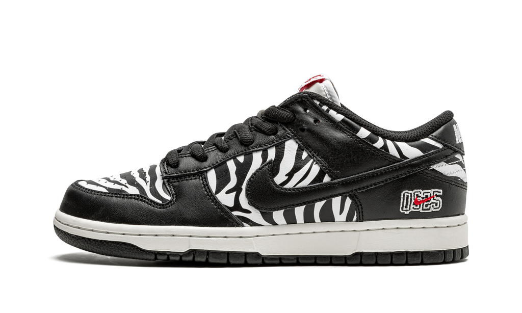 Nike SB Dunk Low Quartersnacks Zebra