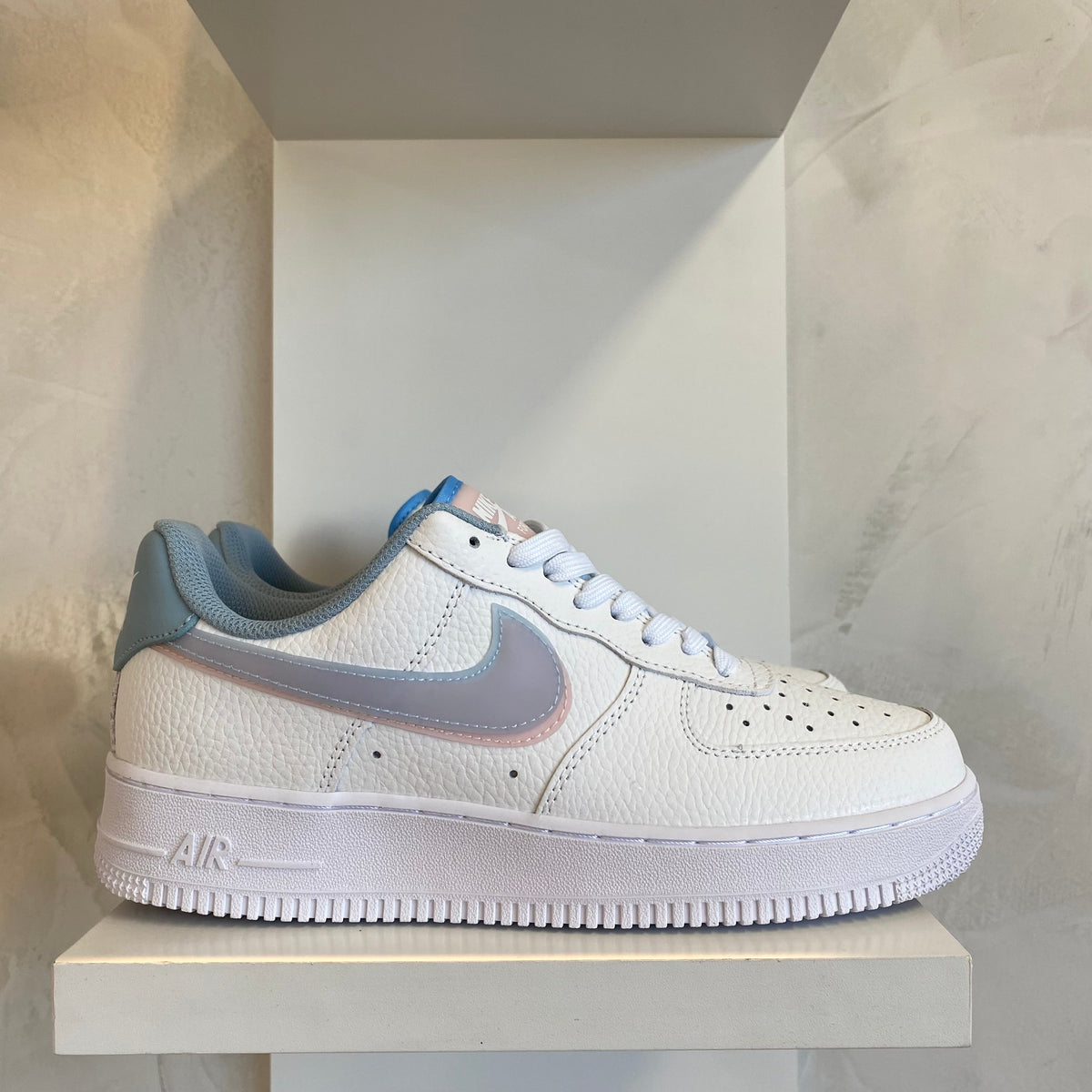 Nike Air Force 1 Double Swoosh Light Armory Blue (Pronta Entrega)