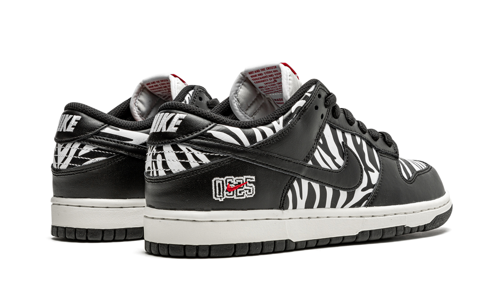 Nike SB Dunk Low Quartersnacks Zebra