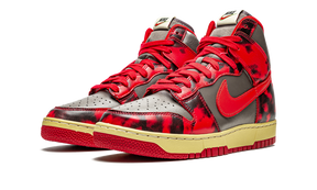 Nike Dunk High Red Acid Wash