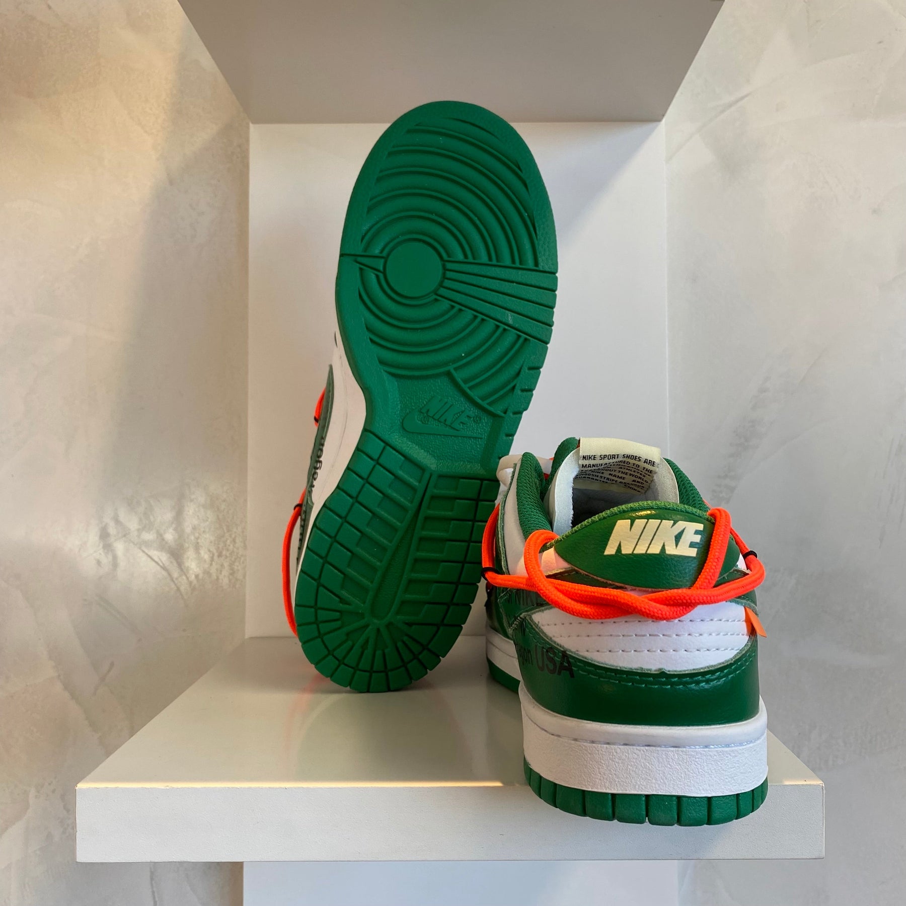 Nike Dunk Low Off White Pine Green (Pronta Entrega)