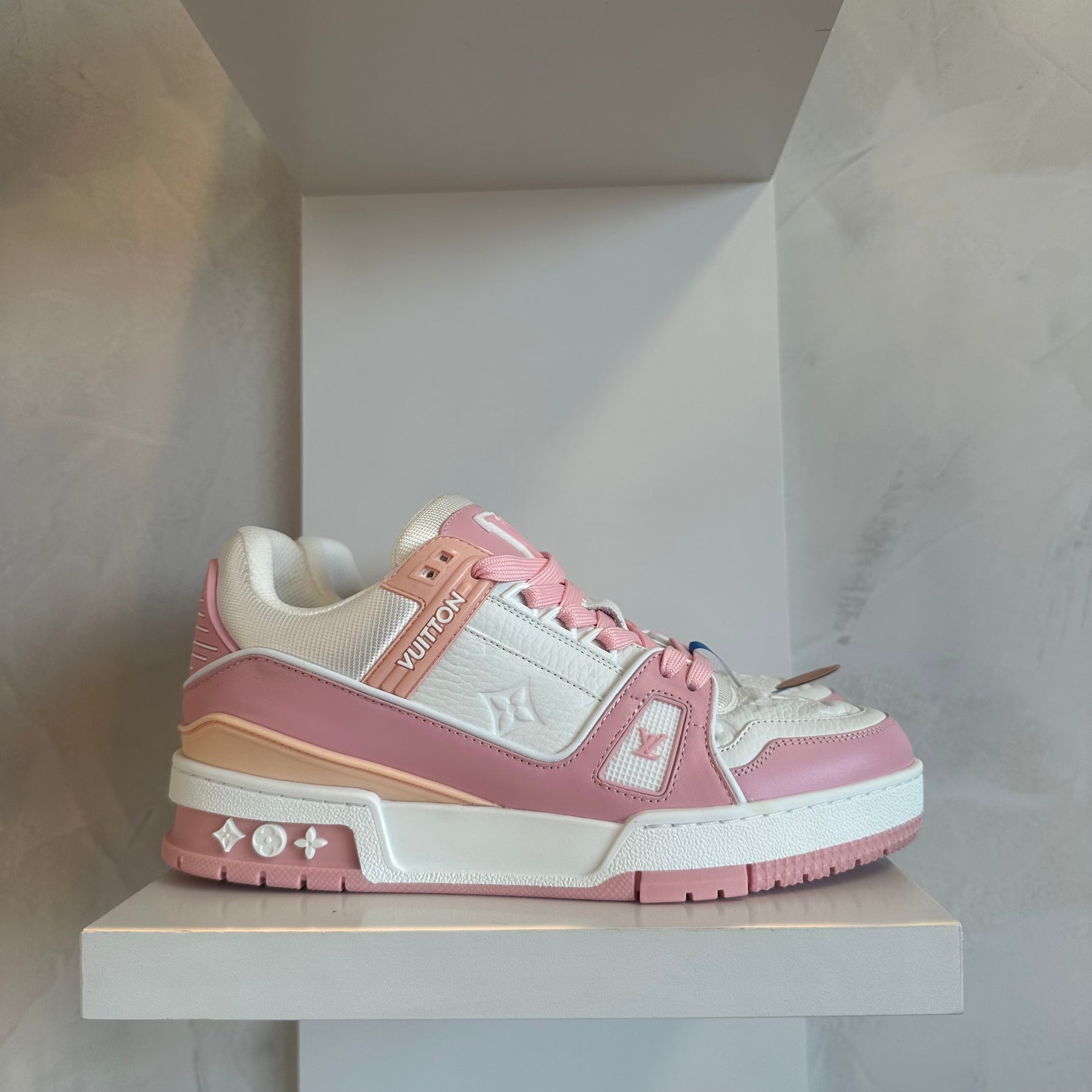 Louis Vuitton Trainer Pink Rose (Pronta Entrega)