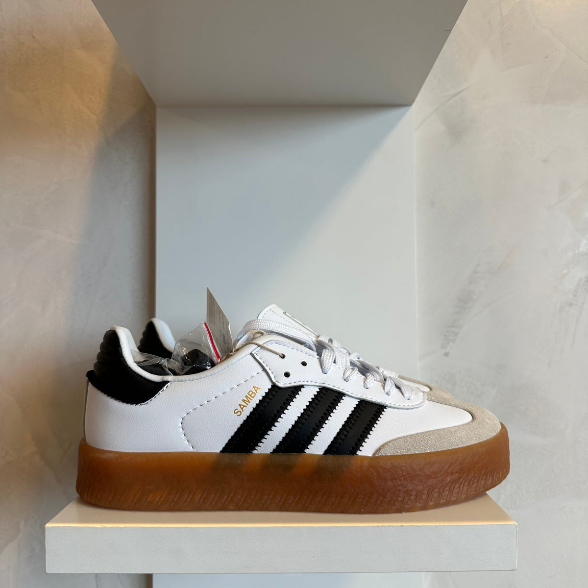 Adidas Sambae White Metallic Gold (Pronta Entrega)