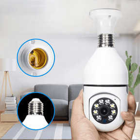 Câmera de Segurança Giratória 360° Wifi - (Compre 1 Leve 2)