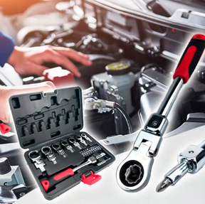 Kit 20 Peças Chave Catraca Flex Grip