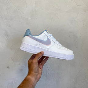 Nike Air Force 1 Double Swoosh Light Armory Blue (Pronta Entrega)