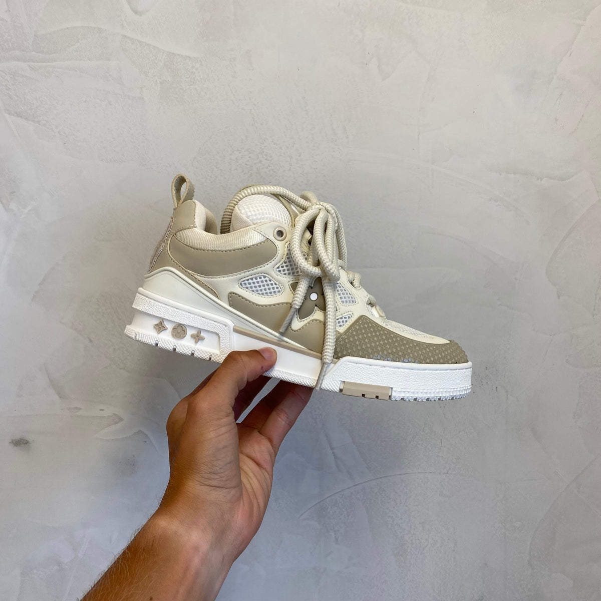 Louis Vuitton LV Skate Sneaker Beige White (Pronta Entrega)