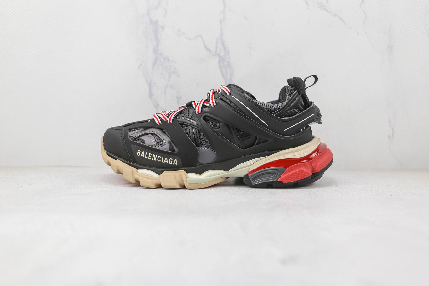 Balenciaga Track Black Grey Red