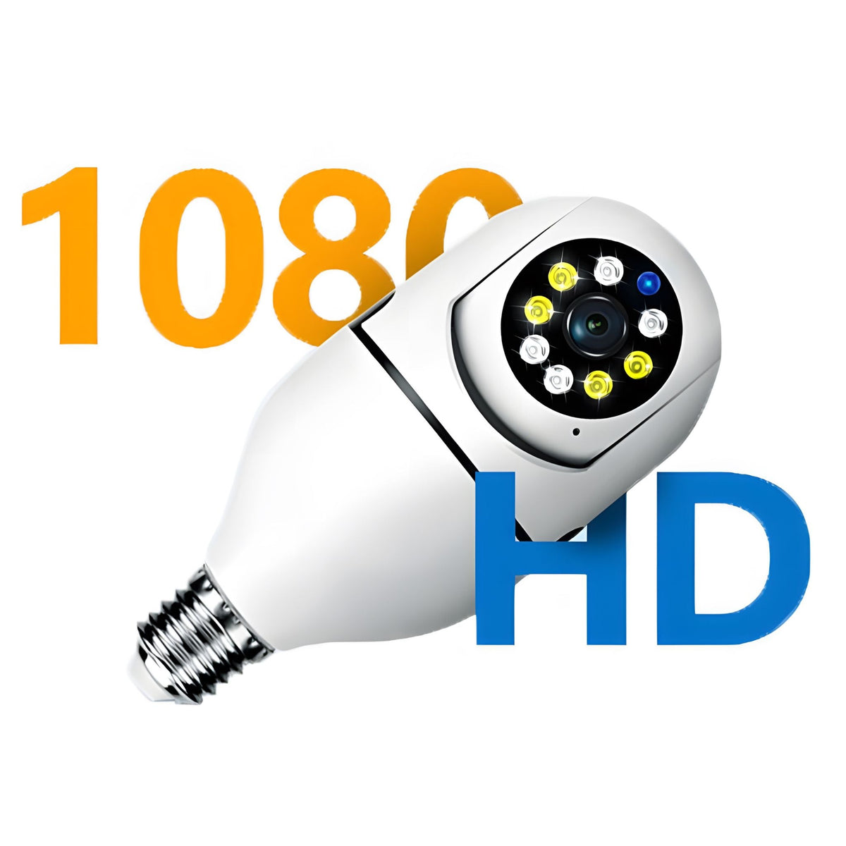 Câmera de Segurança Giratória 360° Wifi - (Compre 1 Leve 2)