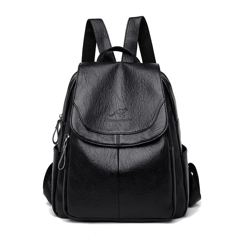 Mochila de Couro Legítimo Feminina - Bella