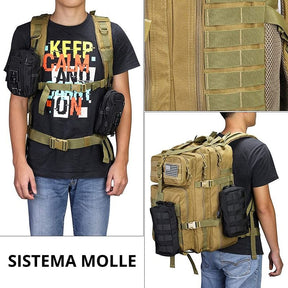 Mochila Tática Militar 50L | Impermeável