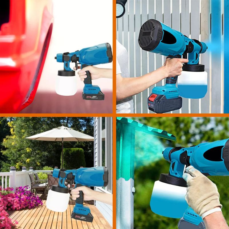 Pistola de Pintura Elétrica Sem Fio - ProSpray