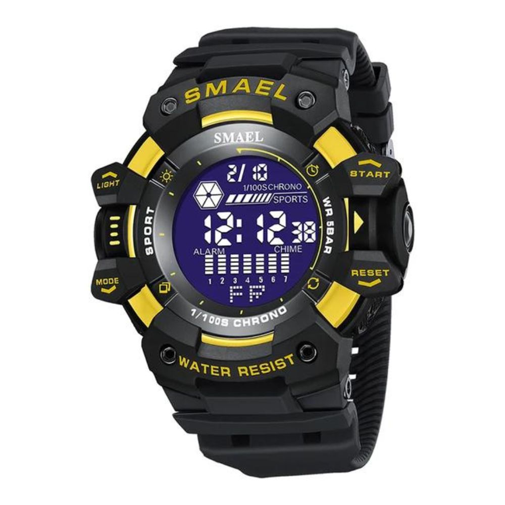 Relógio Masculino SMAEL 8050 Militar Digital 50m Cronômetro Alarme LED | TemPrime