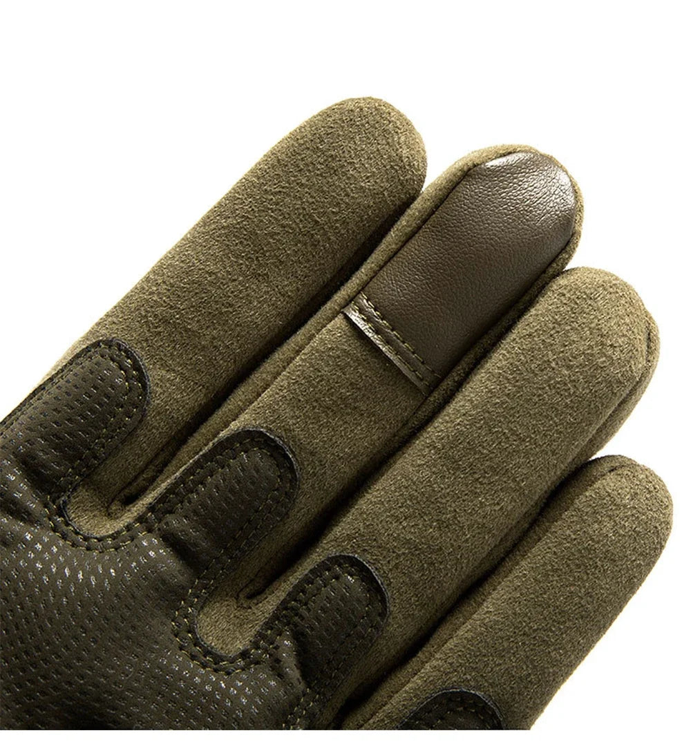 Luvas Táticas Militar Luva de Couro - Steel Hand