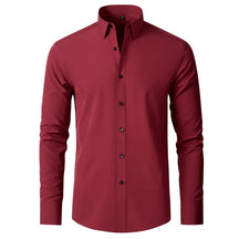 Camisa Social Ultra Comfort Tecido Seda Gelo - Não amarrota