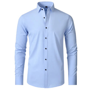 Camisa Social Ultra Comfort Tecido Seda Gelo - Não amarrota