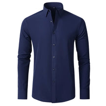 Camisa Social Ultra Comfort Tecido Seda Gelo - Não amarrota