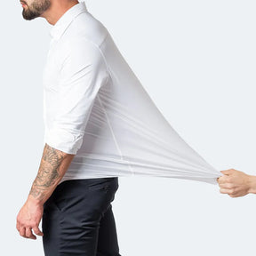 Camisa Social Ultra Comfort Tecido Seda Gelo - Não amarrota