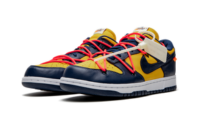 Nike Dunk Low Off White University Gold Mindnight Navy